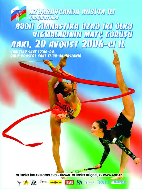 Rusiyanın ən yaxşı gimnastçıları yenə Bakıdadır!