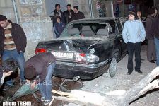Bakının mərkəzində yol-nəqliyyat hadisəsi baş verib