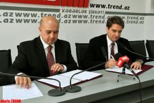 Azərbaycanın TREND və Rusiyanın RİA Novosti İnformasiya Agentlikləri Tərəfdaşlıq Sazişi imzalayıblar (video)