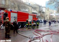 Azərbaycan paytaxtında yaşayış evində baş verən yanğın söndürülüb, xəsarət alan yoxdur (ƏLAVƏ OLUNUB)