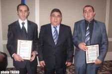 Ukrayna Azərbaycanlıları Konqresi erməni vandalizminin dünya ictimaiyyətinə çatdırılmasında aktivlik nümayiş etdirdiyinə görə Trend BİA-nı fəxri diplomla təltif edib (FOTO)
