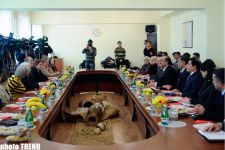 Azərbaycanın Dövlət Sosial Müdafiə Fondunda pensiyaçı gimnast xanımlar mükafatlandırılıb (FOTO)