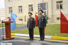 Azərbaycan Daxili Qoşunlarının zabitləri üçün yaşayış kompleksi istifadəyə verilib (FOTO)