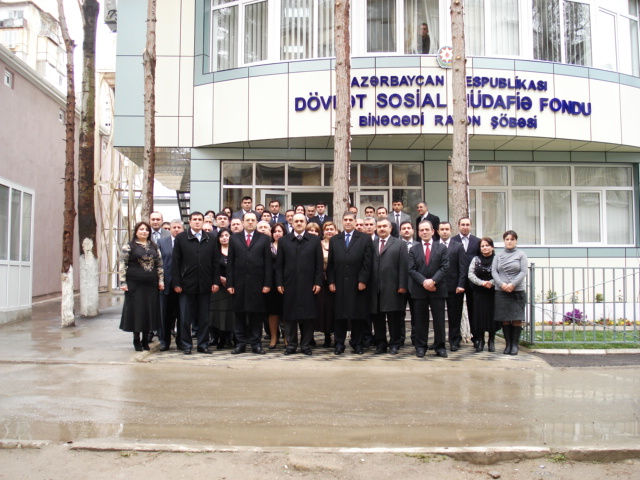 Azərbaycan Dövlət Sosial Müdafiə Fondunun Binəqədi rayon şöbəsinin yeni binası istifadəyə verilib