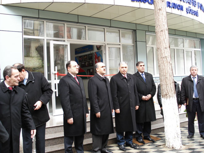 Azərbaycan Dövlət Sosial Müdafiə Fondunun Binəqədi rayon şöbəsinin yeni binası istifadəyə verilib