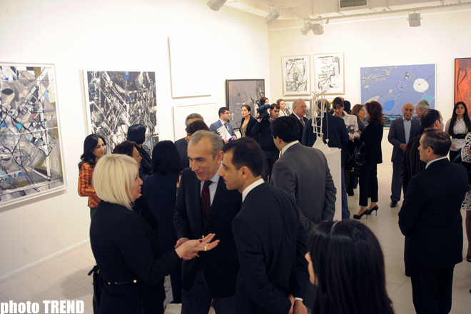 Azərbaycanın Müasir İncəsənət Muzeyində "Uçuşa baxış" bədii sərgisinin açılışı olub (FOTO)