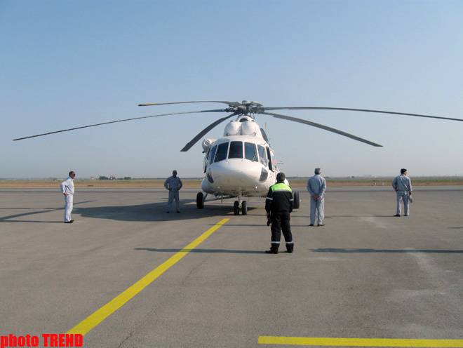 Azərbaycan Fövqəladə Hallar Nazirliyinin iki helikopteri yanğınların söndürülməsində iştirak etmək üçün Rusiyaya uçub (FOTO)