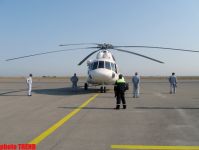 Azərbaycan Fövqəladə Hallar Nazirliyinin iki helikopteri yanğınların söndürülməsində iştirak etmək üçün Rusiyaya uçub (FOTO)