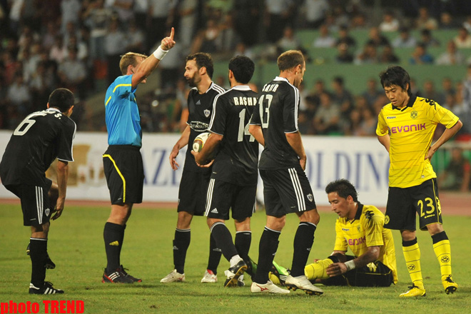 Qarabağ Borussiyaya uduzub (FOTO)