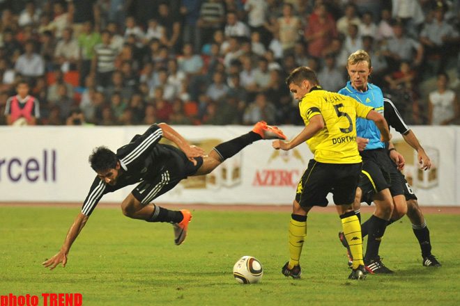 Qarabağ Borussiyaya uduzub (FOTO)