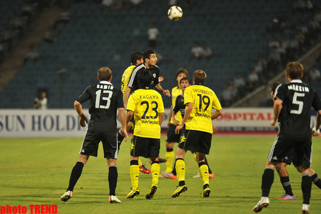 Qarabağ Borussiyaya uduzub (FOTO)