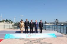 Türkdilli ölkələrin dövlət başçıları birgə mətbuat konfransı keçiriblər (FOTO)