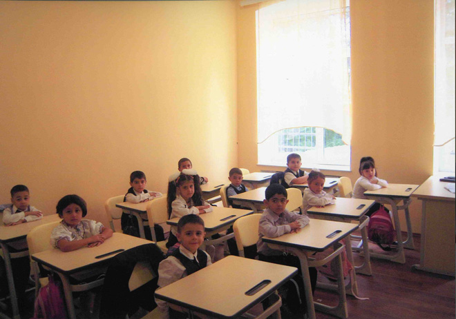 Heydər Əliyev Fondunun dəstəyi ilə Gürcüstanda təmir edilmiş 3 Azərbaycan məktəbinin açılış mərasimi olub (FOTO)