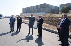 Azərbaycan Prezidenti İlham Əliyev Bakıda avtomobil yollarının genişləndirilməsi və tikintisi ilə tanış olub (FOTO)