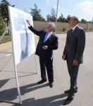 Azərbaycan Prezidenti İlham Əliyev Bakıda avtomobil yollarının genişləndirilməsi və tikintisi ilə tanış olub (FOTO)