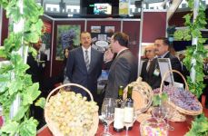 Azərbaycan Prezidenti "Caspian Agro-2010" III Beynəlxalq kənd təsərrüfatı, ərzaq emalı və qablaşdırma sərgisi ilə tanış olub (FOTO) (ƏLAVƏ OLUNUB)