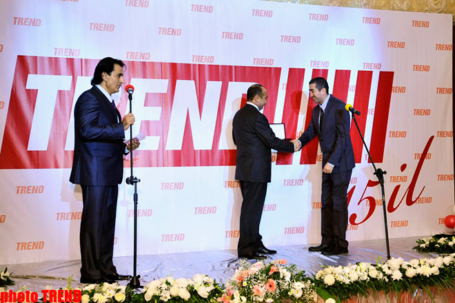 TREND Beynəlxalq İnformasiya Agentliyi 15 illik yubileyini qeyd edib (FOTO)