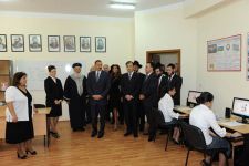 Azərbaycan Prezidenti Bakı şəhərinin Xətai rayonunda yəhudi uşaqlar üçün "Xabad-Or-Avner" təhsil mərkəzinin açılışında iştirak etmişdir (FOTO)