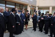 Azərbaycan Prezidenti Bakı şəhərinin Xətai rayonunda yəhudi uşaqlar üçün "Xabad-Or-Avner" təhsil mərkəzinin açılışında iştirak etmişdir (FOTO)
