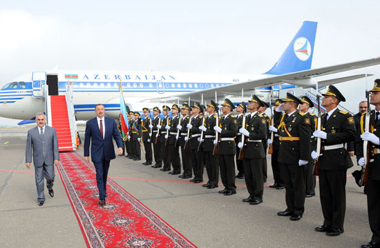 Azərbaycan Prezidenti İlham Əliyev Naxçıvan Muxtar Respublikasına səfər edib (fotosessiya)