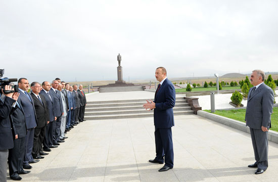 Azərbaycan Prezidenti İlham Əliyev Naxçıvan Muxtar Respublikasına səfər edib (fotosessiya)