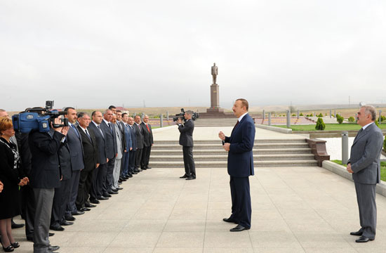 Azərbaycan Prezidenti İlham Əliyev Naxçıvan Muxtar Respublikasına səfər edib (fotosessiya)
