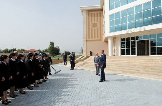 Azərbaycan Prezidenti İlham Əliyev Naxçıvan Muxtar Respublikasına səfər edib (fotosessiya)
