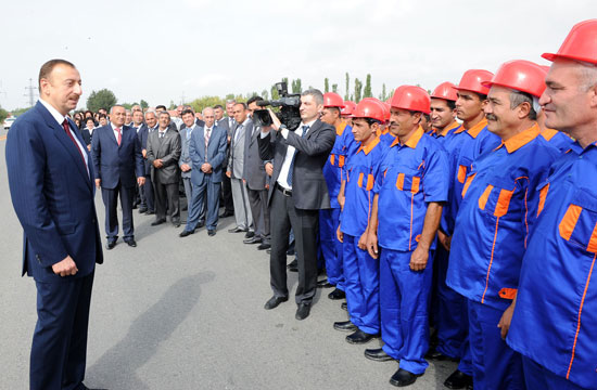 Azərbaycan Prezidenti İlham Əliyev Naxçıvan Muxtar Respublikasına səfər edib (fotosessiya)