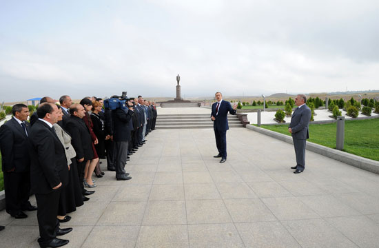 Azərbaycan Prezidenti İlham Əliyev Naxçıvan Muxtar Respublikasına səfər edib (fotosessiya)