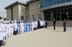 Azərbaycan Prezidenti İlham Əliyev Naxçıvan Muxtar Respublikasına səfər edib (fotosessiya)