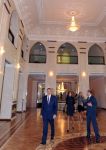 Prezident İlham Əliyev Azərbaycan Dövlət Akademik Milli Dram Teatrının binasının əsaslı yenidənqurma və təmir-bərpa işlərindən sonra açılışında iştirak edib (FOTO)