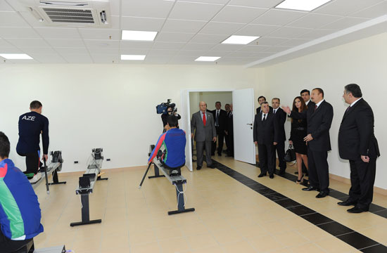 Azərbaycan Prezidenti Mingəçevirdə "Kür" Olimpiya Tədris-İdman Mərkəzinin açılış mərasimində iştirak edib (FOTO)