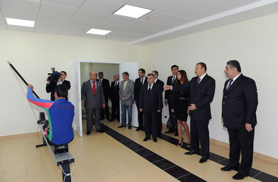 Azərbaycan Prezidenti Mingəçevirdə "Kür" Olimpiya Tədris-İdman Mərkəzinin açılış mərasimində iştirak edib (FOTO)