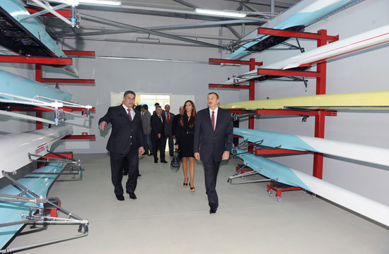 Azərbaycan Prezidenti Mingəçevirdə "Kür" Olimpiya Tədris-İdman Mərkəzinin açılış mərasimində iştirak edib (FOTO)