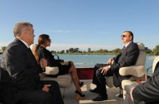 Azərbaycan Prezidenti Mingəçevirdə "Kür" Olimpiya Tədris-İdman Mərkəzinin açılış mərasimində iştirak edib (FOTO)