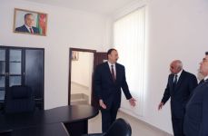 İlham Əliyev Yeni Azərbaycan Partiyası Mingəçevir şəhər təşkilatının yeni inzibati binasının açılışında iştirak edib (FOTO)