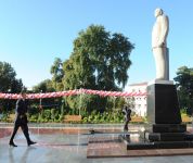 Azərbaycan Prezidentinin Mingəçevir şəhərinə səfəri başlayıb (FOTO)
