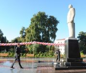 Azərbaycan Prezidentinin Mingəçevir şəhərinə səfəri başlayıb (FOTO)