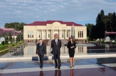 Azərbaycan Prezidentinin Mingəçevir şəhərinə səfəri başlayıb (FOTO)