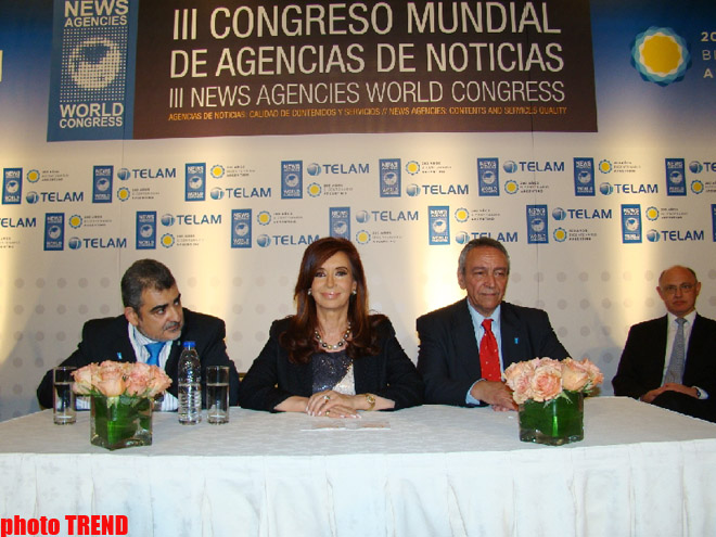 Trend BİA Argentinada İnformasiya Agentliklərinin 3-cü Ümumdünya Konqresində iştirak edir (ƏLAVƏ OLUNUB) (FOTO)