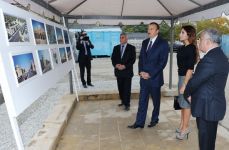 Azərbaycan Prezidenti İlham Əliyev Heydər Əliyev Fondunun təşəbbüsü ilə Şamaxı Cümə məscidində aparılan bərpa və yenidənqurma işlərinin gedişi ilə tanış olub (FOTO)