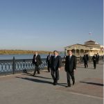 Azərbaycan Prezidenti İlham Əliyev Həştərxan Kremli və şəhərin görməli yerləri ilə tanış olub (FOTO)