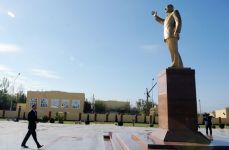 Azərbaycan Prezidenti Sabirabadda orta məktəbin açılışında iştirak edib (YENİLƏNİB) (FOTO)