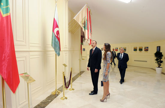 Prezident İlham Əliyev Dövlət Bayrağı Muzeyinin açılışında iştirak etmişdir (ƏLAVƏ OLUNUB) (FOTO)