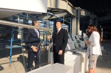 Azərbaycan Prezidenti İlham Əliyev Heydər Əliyev Mərkəzində aparılan inşaat işlərinin gedişi ilə tanış olub (FOTO)