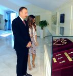 Prezident İlham Əliyev Dövlət Bayrağı Muzeyinin açılışında iştirak etmişdir (ƏLAVƏ OLUNUB) (FOTO)