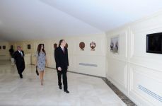 Prezident İlham Əliyev Dövlət Bayrağı Muzeyinin açılışında iştirak etmişdir (ƏLAVƏ OLUNUB) (FOTO)