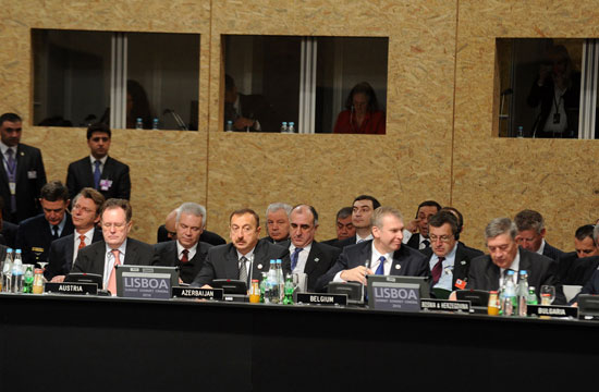Azərbaycan Prezidenti ISAF iclasında iştirak edib (FOTO)