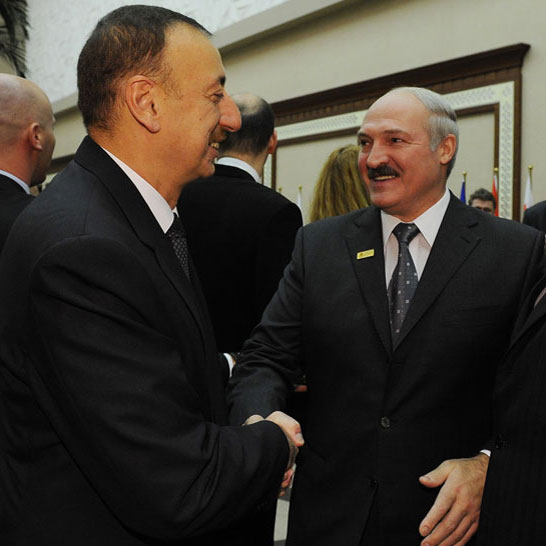 Azərbaycan və Belarus prezidentləri iki ölkə arasında tərəfdaşlıq münasibətlərinin inkişafında göstərilən səyləri təsdiq ediblər