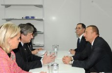 Azərbaycan Prezidenti Astanada dövlət başçıları ilə ikitərəfli görüşlər keçirib (ƏLAVƏ OLUNUB-5) (FOTO)